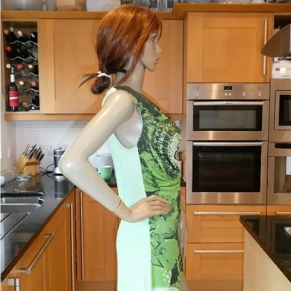 DESIGUAL Ladies Cowl Neck Print Top XXL - Picture 7 of 7